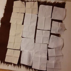 SET 20 vintage handkerchief NEW 1950's